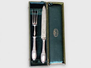 Christofle - Serveergerei - Verzilverd, Staal - 1850-1900
