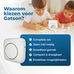 Gatson Mini Printer 300DPI Inclusief 14 Rollen Papier, Ophalen of Verzenden, Nieuw, Gatson