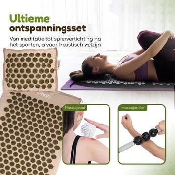 2dekans | Amati Blue Lotus Spijkermat - Incl. Kussen en, Ophalen of Verzenden, Zo goed als nieuw
