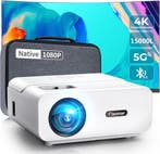 4K Ondersteuning Beamer | 5G WiFi | Laatste Stuk!, Audio, Tv en Foto, Beamers, LED, Ophalen of Verzenden, Zo goed als nieuw, Full HD (1080)