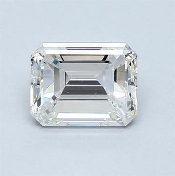 1 pcs Diamant (Natuurlijk) - 1.00 ct - Smaragd - G - VS1 -, Nieuw