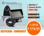 Achteruitrijcamera Bestelbus complete set - NIEUW, Ophalen of Verzenden, Nieuw