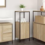vidaXL Badkamermeubel met planken 36x35x95 cm Sonoma, Verzenden, Nieuw