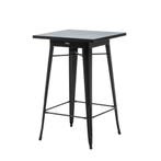 Stapelbare Statafel | Zwart Frame | 70x70×110 cm, Verzenden, Nieuw in verpakking