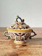 Makkum Tichelaar - Schaal - Aardewerk - Dekselschaal