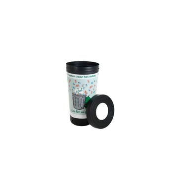 TRASHman grootvolume afvalbak 210ltr - zwart, Huis en Inrichting, Woonaccessoires | Prullenbakken, Verzenden, Nieuw