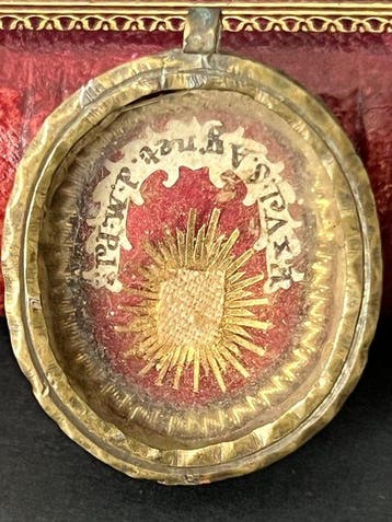 Reliekhouder - Legering - 1750-1800 - Sluier van SintAgnès