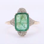 Zonder minimumprijs - Ring - 14 karaat Geel goud - 2.60ct., Sieraden, Tassen en Uiterlijk, Ringen, Nieuw