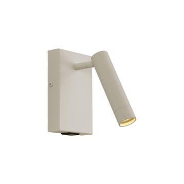 Moderne wandlamp beige verstelbaar met USB-C - Croft, Verzenden, Nieuw