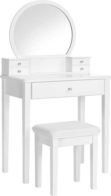Salontafel - met 2 grote lades - 80x80x45 cm - vierkant -, Verzenden, Nieuw