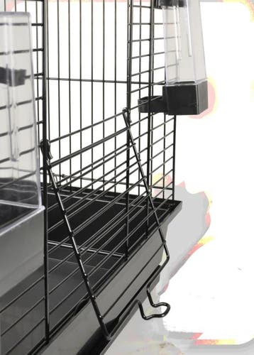Vogelkooi Runa – Zwarte Binnenkooi voor Parkieten, Agapor., Dieren en Toebehoren, Vogels | Hokken en Kooien, Verzenden, Nieuw