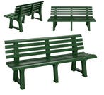 Tuinbank Orchidea Groen 145x49x74cm (Tuinbanken-Tuinsets), Tuin en Terras, Verzenden, Nieuw