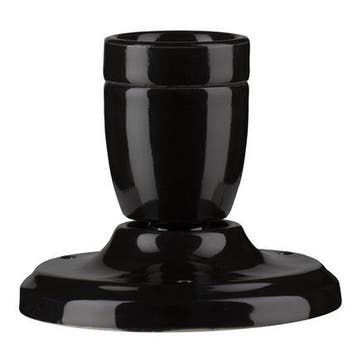 Bailey Plafondlamp Porselein Zwart E27 Ø10.5cm, Ophalen of Verzenden, Nieuw