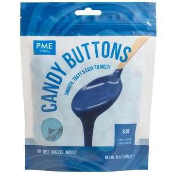 PME Candy Buttons Blauw 340g, Hobby en Vrije tijd, Verzenden, Nieuw
