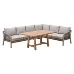 Garden Impressions Alora lounge dining set 3-delig rechts -, Tuin en Terras, Tuinsets en Loungesets, Verzenden, Nieuw