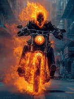 Canvas Fit - Alberto Ricardo - Ghost Rider Marvel — El, Verzamelen, Nieuw