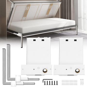 Opklapbed beslag 250kg | Tweedekansje | OP=OP, Huis en Inrichting, Slaapkamer | Bedden, Eenpersoons, Wit, Ophalen of Verzenden
