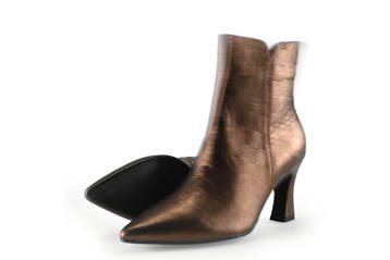 Di Lauro Enkellaarzen in maat 38 Brons, Kleding | Dames, Overige kleuren, Verzenden, Lage of Enkellaarzen, Di Lauro
