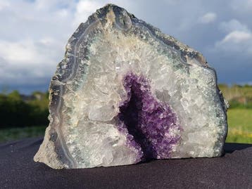 Grote amethist natuurlijke geode, uniek, één geologische