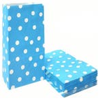 Fako Bijoux - 50 Lichtblauwe Uitdeelzakjes Met Stippen -, Verzenden, Nieuw