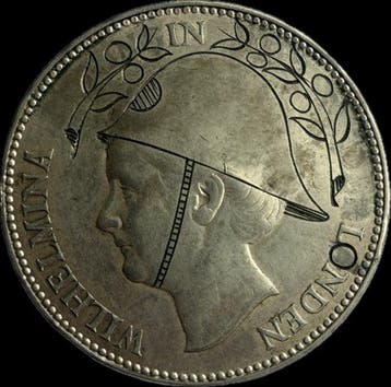 Nederland. Wilhelmina. 1 Gulden 1940, Wilhelmina in Londen