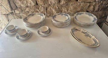 Tafelservies - Creamware - Creil en Montereau
