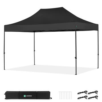 Partytent - 3x4.5 m - Premium easy-up Partytent | Zwart, Verzenden, Nieuw