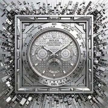 Artxlife - Lego Rolex Daytona Chromed Scomposition, Nieuw