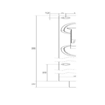 Intersteel Kantschuif 300x25mm - RVS, Verzenden, Nieuw