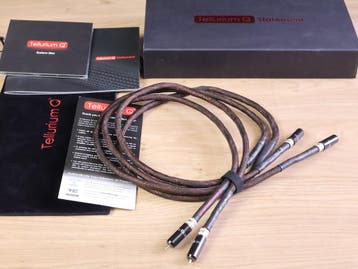 Tellurium Q Statement II high end audio interconnects RCA 1,, Audio, Tv en Foto, Audiokabels en Televisiekabels, Ophalen of Verzenden
