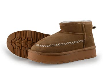 Manfield Snowboots in maat 40 Cognac, Overige kleuren, Verzenden, Snowboots, Zo goed als nieuw