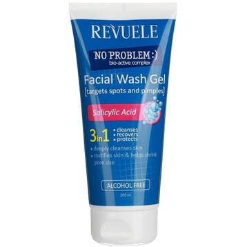 Revuele 3 in 1 Anti Acne Cleansing Wash Gel with Salicylic, Sieraden, Tassen en Uiterlijk, Uiterlijk | Gezichtsverzorging, Ophalen of Verzenden