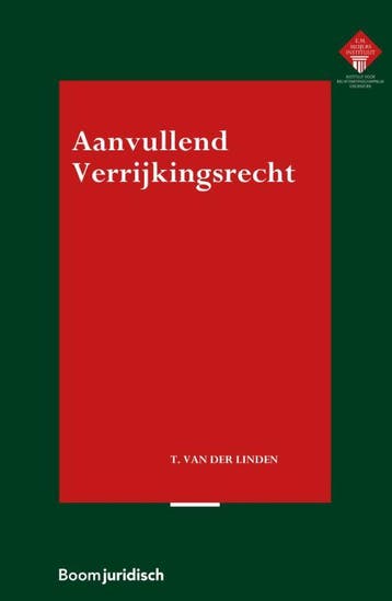 Aanvullend Verrijkingsrecht / E.M. Meijers Instituut voor, Verzenden, Zo goed als nieuw, Teun van der Linden