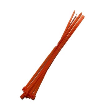 Trekbandjes Tie wraps Oranje (6 stuks) 2,5 X 150 mm, Verzenden, Nieuw