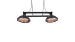 Indus Bright hanglamp halogeen terrasverwarmer zwart 3000..., Verzenden, Nieuw