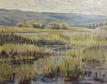 Didier Groffier (1912-1979) - Luministisch landschap