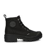 Palladium Pallabase Twill veterboots voor dames, Verzenden, Zwart, Lage of Enkellaarzen, Palladium