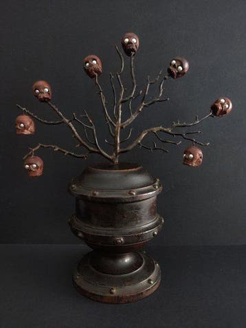 Doos - Hout, parels - Wunderkammer/Vanitas, Antiek en Kunst