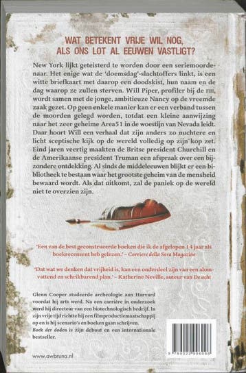 Boek der doden / Will Piper - Glenn Cooper 9789022996096, Verzenden, Gelezen, Glenn Cooper