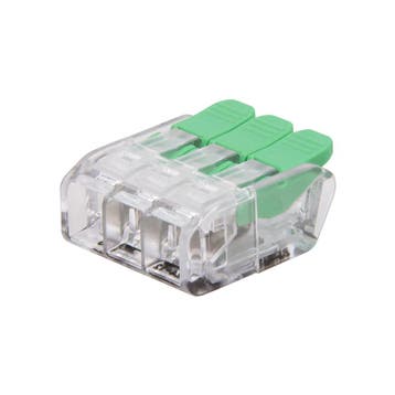 LASKLEM | UNIVERSEEL | 3 DRADEN | 0.2-4.0MM² | PER 50 STUKS, Nieuw