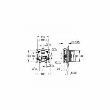 Grohe/Wiesbaden SmartControl Inbouw Doucheset Rond Met, Ophalen of Verzenden, Nieuw