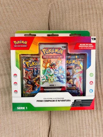 Pokémon - 1 Booster box - Pokemon box First Partner Series 1, Hobby en Vrije tijd, Verzamelkaartspellen | Pokémon, Nieuw