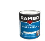 Rambo Pantserbeits Deur & Kozijn Dekkend Wit 0.75L, Verzenden, Wit, Nieuw, Beits