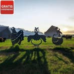 Tuindecoratie van drie kippen - De Tokkies, Verzenden, Nieuw