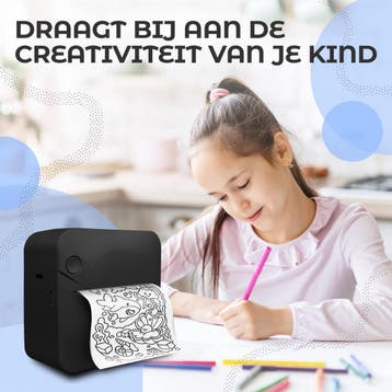Mini Printer voor Mobiel 300 DPI Fotoprinter voor Smartphone, Ophalen of Verzenden, Zo goed als nieuw, AgoDeo