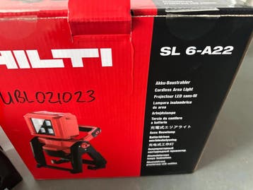 Hilti LED-Arbeitsleuchte SL 6-A22, Ophalen of Verzenden, Gebruikt