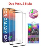 2 STUKS Galaxy S20 Plus Case Friendly 3D Tempered Glass Scre, Ophalen of Verzenden, Nieuw