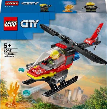 LEGO City Brandweerhelikopter - 60411, Verzenden, Nieuw