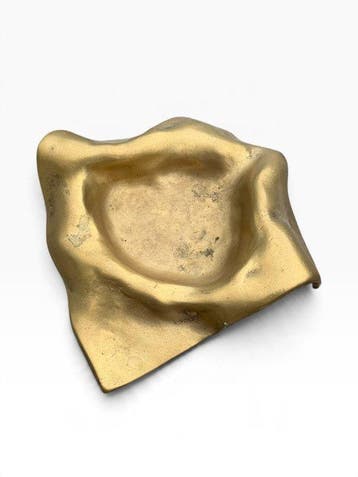 posacenere ottone massiccio - Asbak - Messing, Antiek en Kunst