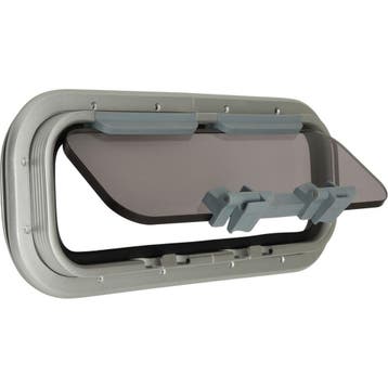 Patrijspoort Aluminium Rechthoekig 451x193mm, Watersport en Boten, Bootonderdelen, Ophalen of Verzenden, Nieuw